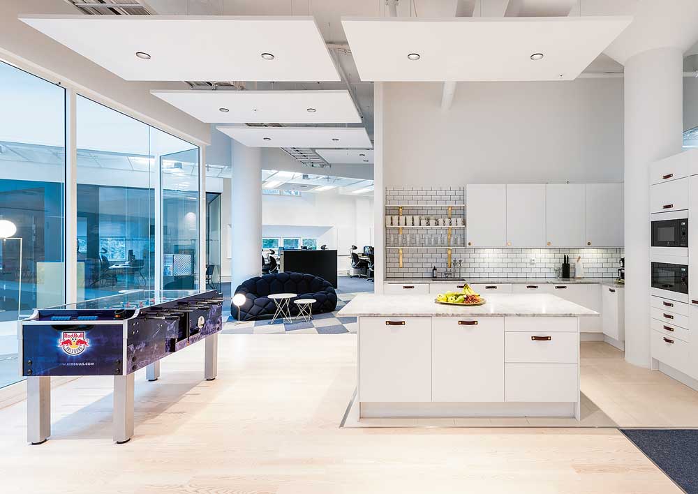 Hyrestgästanpassning åt hyresgästen Red Bull.