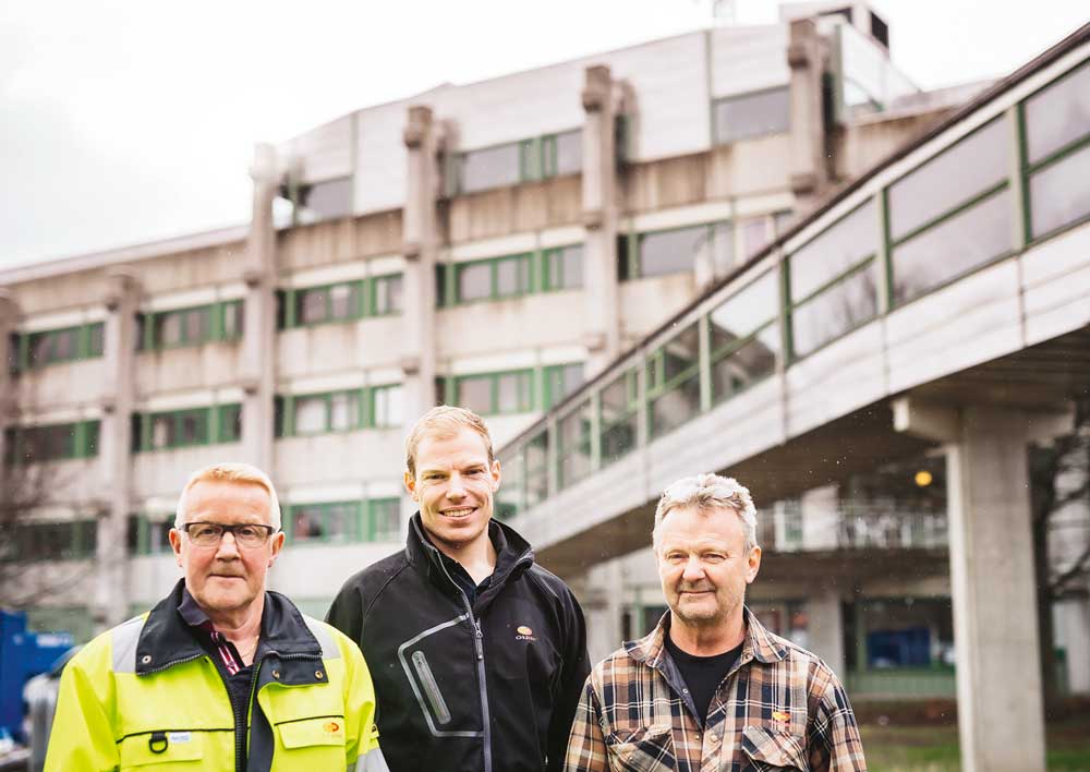 Ombyggnation av 2 500 kvadratmeter i flera etapper, med höga krav på ventilation, akustik, temperatur och ljus