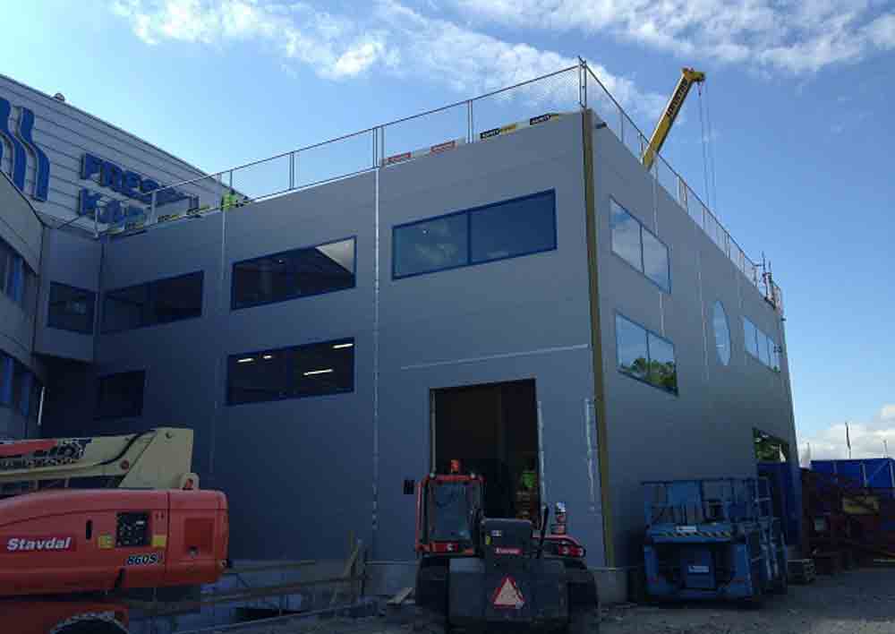 fresenius-kabi-uppsala-1-1000×708 Uppbyggnad - Nybyggnad av tankhall för läkemedelsproduktion