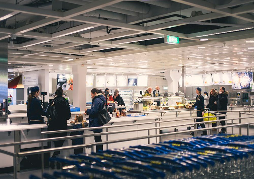 Ombyggnation av säljytor. Ikea, Kungens Kurva