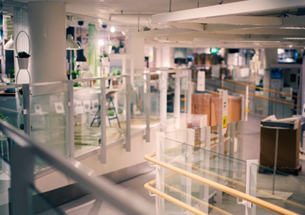Ombyggnation av säljytor. Ikea, Kungens Kurva