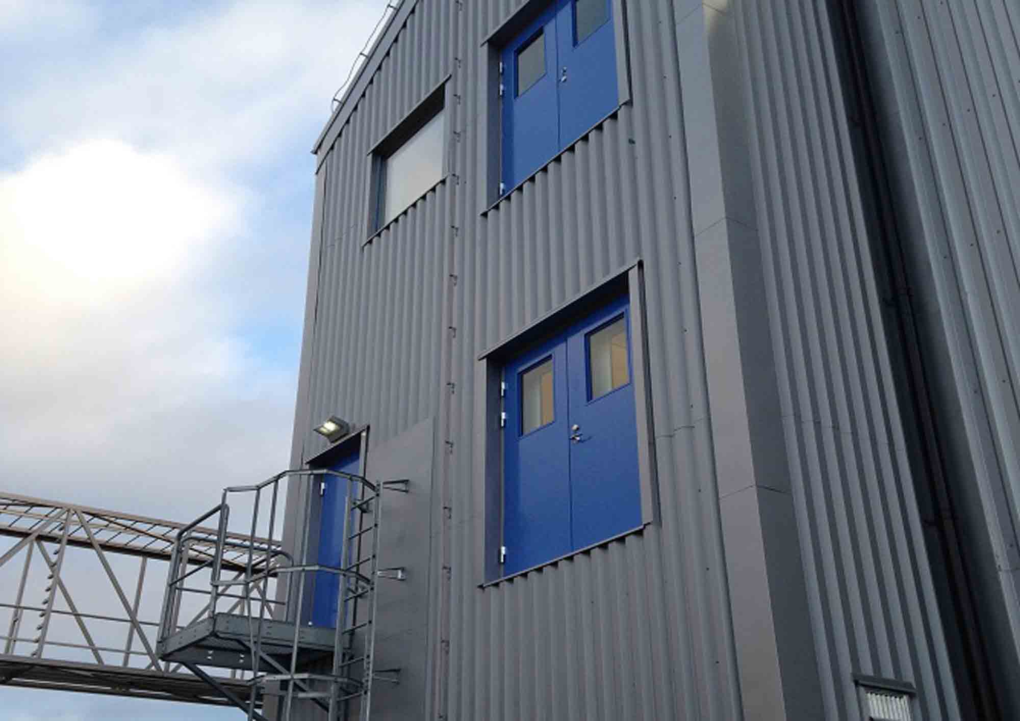 Tillbyggnad av fabrik för läkemedelsproduktion